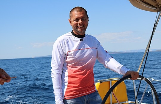 Németh Attila, adriai hajós kapitány