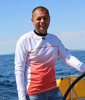 Németh Attila adriai hajós kapitány